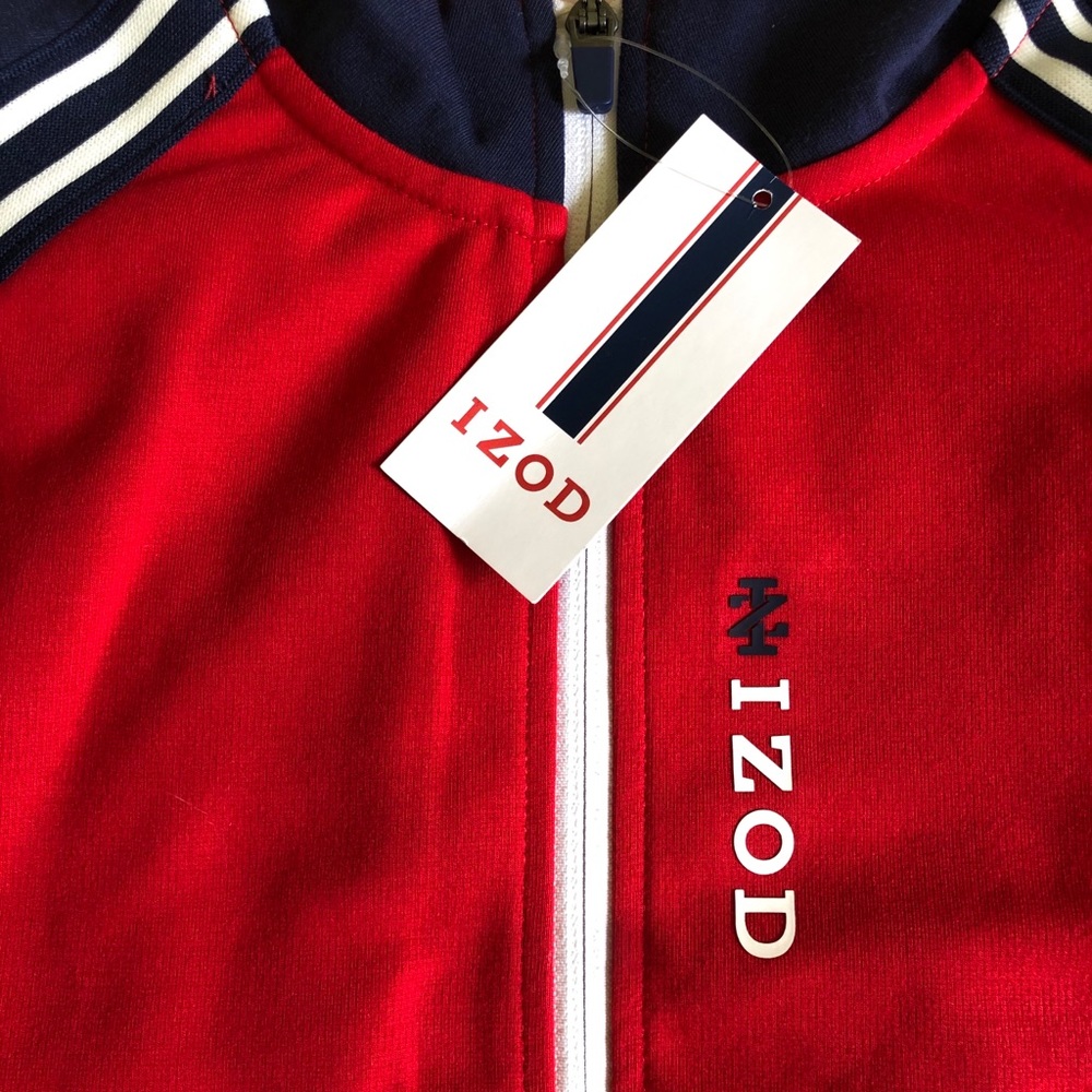 IZOD Red Peacoat